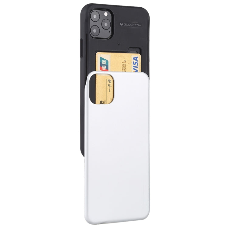For iPhone 11 Pro Max MERCURY GOOSPERY SKY SLIDE BUMPER TPU + PC Case with Card Slot