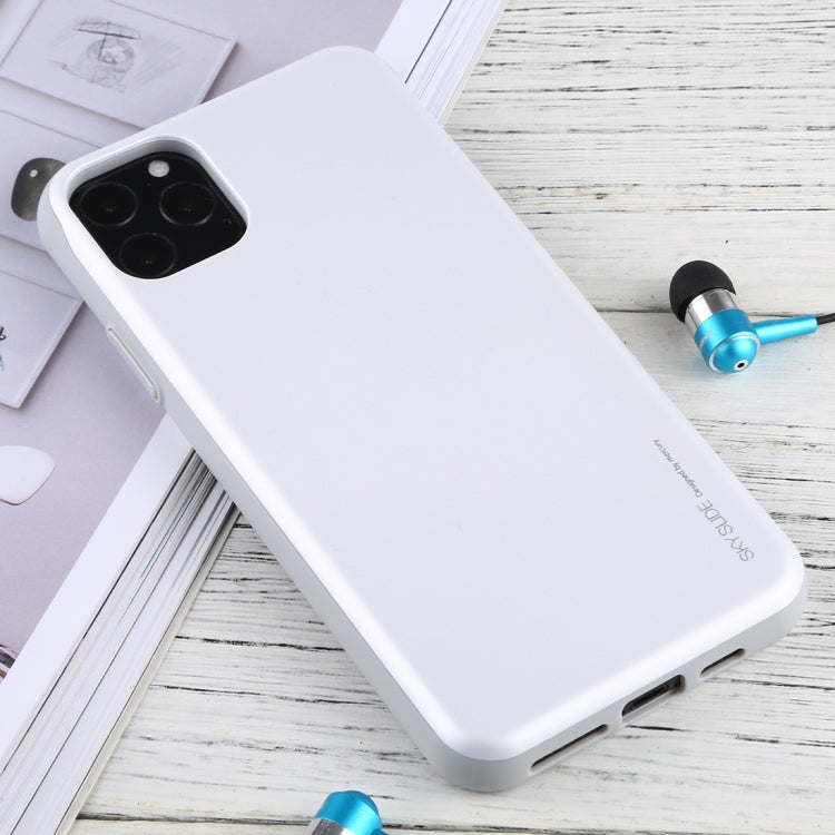 For iPhone 11 Pro Max MERCURY GOOSPERY SKY SLIDE BUMPER TPU + PC Case with Card Slot