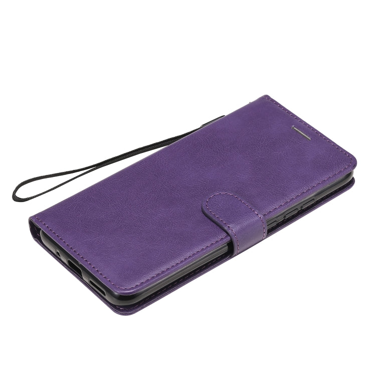 For Xiaomi Redmi 9C Solid Color Horizontal Flip Protective Leather Case with Holder & Card Slots & Wallet & Photo Frame & Lanyard