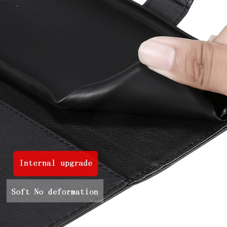 For Xiaomi Poco X3 NFC Solid Color Horizontal Flip Protective Leather Case with Holder & Card Slots & Wallet & Photo Frame & Lanyard