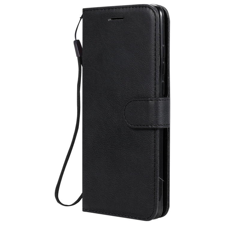 For Xiaomi Poco X3 NFC Solid Color Horizontal Flip Protective Leather Case with Holder & Card Slots & Wallet & Photo Frame & Lanyard