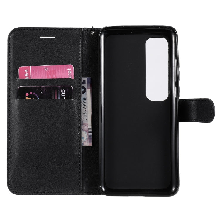 For Xiaomi Poco X3 NFC Solid Color Horizontal Flip Protective Leather Case with Holder & Card Slots & Wallet & Photo Frame & Lanyard