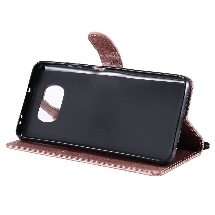 For Xiaomi Poco X3 NFC Solid Color Horizontal Flip Protective Leather Case with Holder & Card Slots & Wallet & Photo Frame & Lanyard