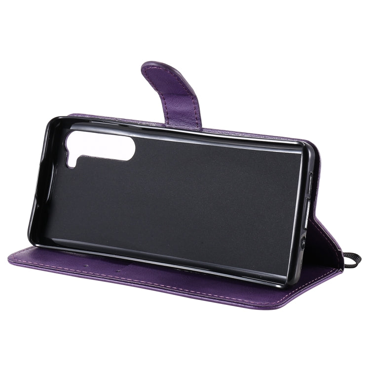 For Motorola Moto Edge Solid Color Horizontal Flip Protective Leather Case with Holder & Card Slots & Wallet & Photo Frame & Lanyard