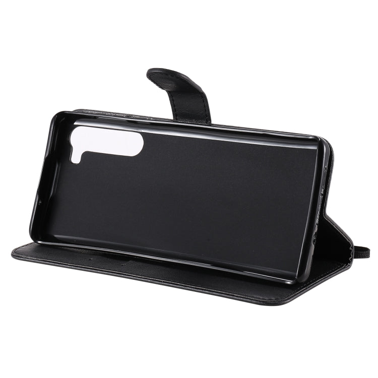 For Motorola Moto Edge Solid Color Horizontal Flip Protective Leather Case with Holder & Card Slots & Wallet & Photo Frame & Lanyard