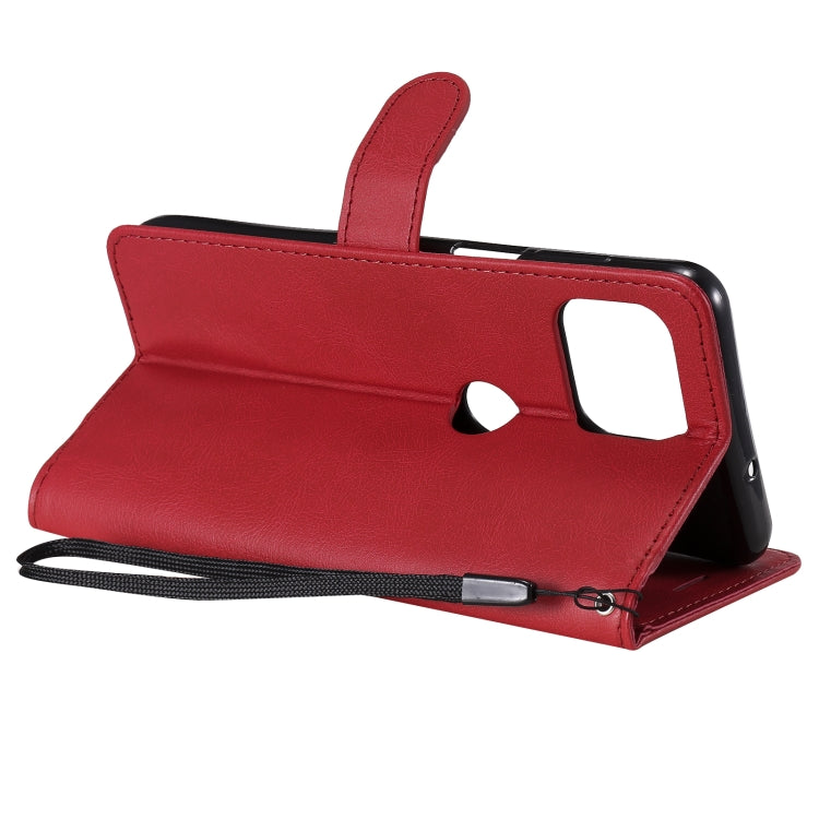 For Motorola Moto G 5G Plus Solid Color Horizontal Flip Protective Leather Case with Holder & Card Slots & Wallet & Photo Frame & Lanyard