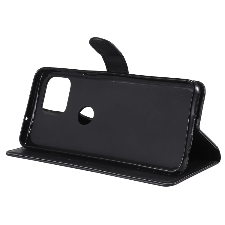 For Motorola Moto G 5G Plus Solid Color Horizontal Flip Protective Leather Case with Holder & Card Slots & Wallet & Photo Frame & Lanyard