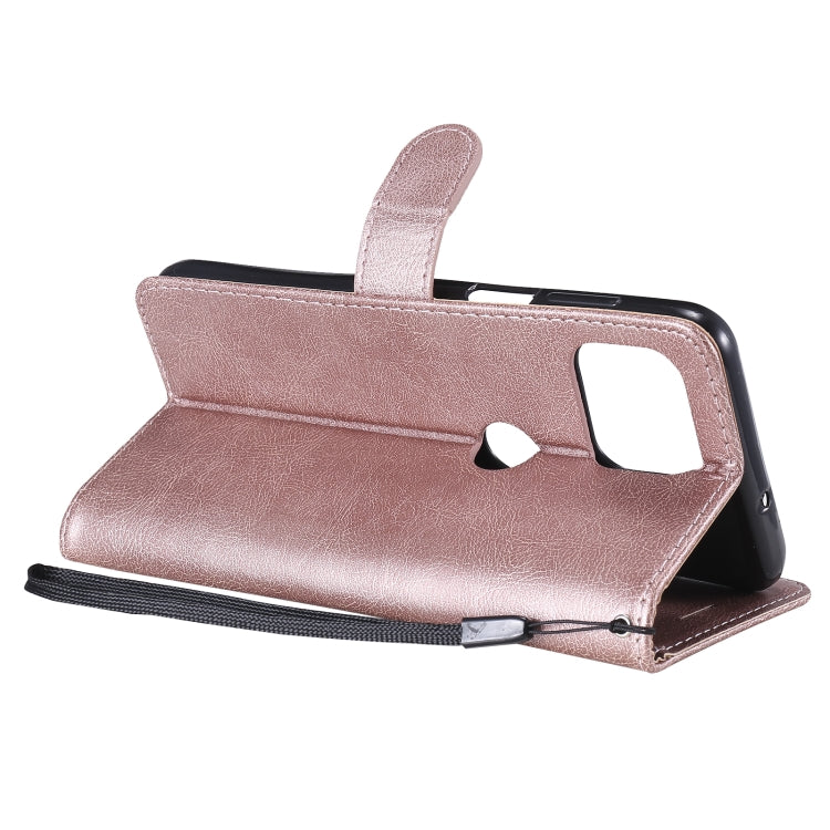 For Motorola Moto G 5G Plus Solid Color Horizontal Flip Protective Leather Case with Holder & Card Slots & Wallet & Photo Frame & Lanyard