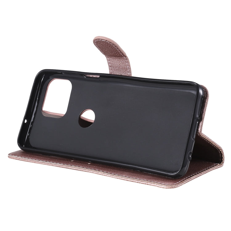 For Motorola Moto G 5G Plus Solid Color Horizontal Flip Protective Leather Case with Holder & Card Slots & Wallet & Photo Frame & Lanyard