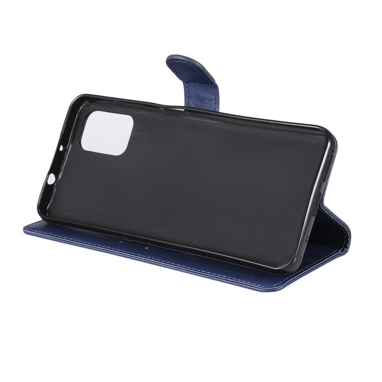 For Motorola Moto G9 Plus Solid Color Horizontal Flip Protective Leather Case with Holder & Card Slots & Wallet & Photo Frame & Lanyard