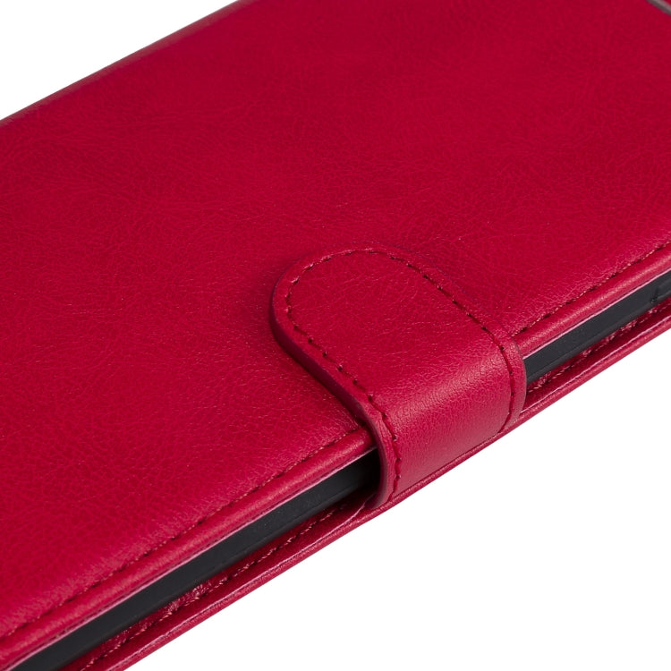 For Motorola Moto G9 Plus Solid Color Horizontal Flip Protective Leather Case with Holder & Card Slots & Wallet & Photo Frame & Lanyard