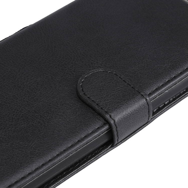For Motorola Moto G9 Plus Solid Color Horizontal Flip Protective Leather Case with Holder & Card Slots & Wallet & Photo Frame & Lanyard