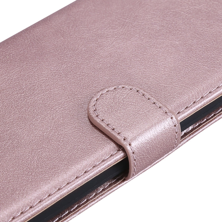 For Motorola Moto G9 Plus Solid Color Horizontal Flip Protective Leather Case with Holder & Card Slots & Wallet & Photo Frame & Lanyard