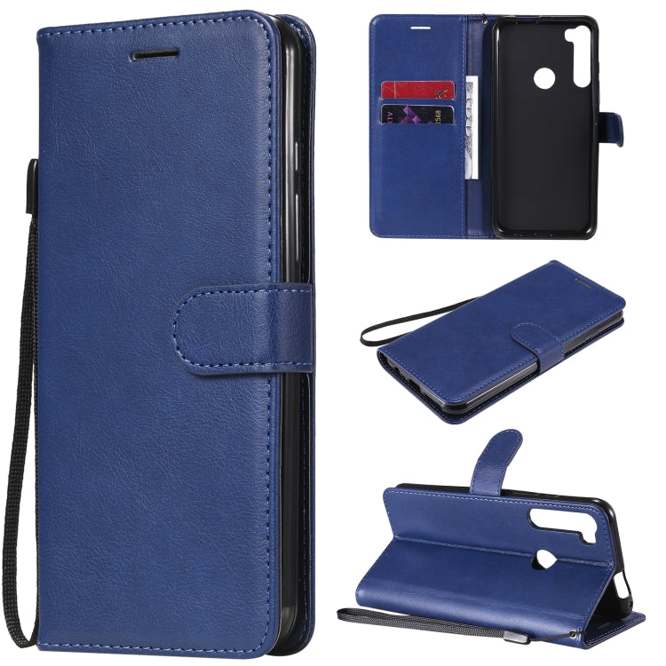 For Motorola Moto One Fuson Plus Solid Color Horizontal Flip Protective Leather Case with Holder & Card Slots & Wallet & Photo Frame & Lanyard