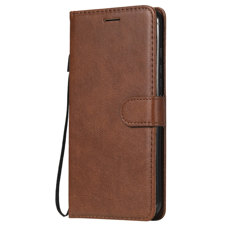 For Motorola Moto One Fuson Plus Solid Color Horizontal Flip Protective Leather Case with Holder & Card Slots & Wallet & Photo Frame & Lanyard