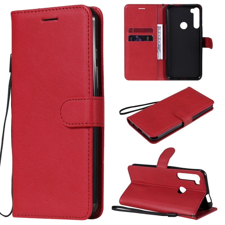For Motorola Moto One Fuson Plus Solid Color Horizontal Flip Protective Leather Case with Holder & Card Slots & Wallet & Photo Frame & Lanyard