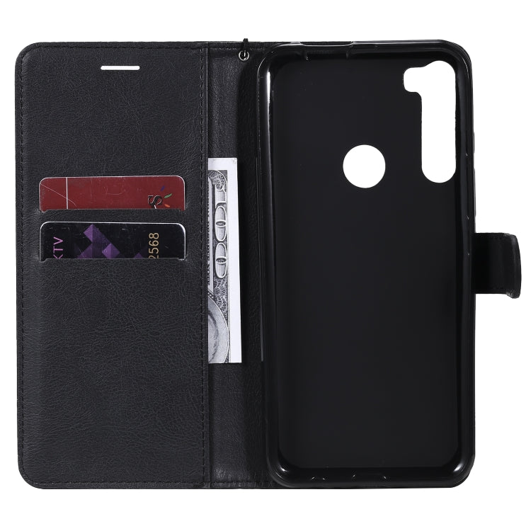 For Motorola Moto One Fuson Plus Solid Color Horizontal Flip Protective Leather Case with Holder & Card Slots & Wallet & Photo Frame & Lanyard