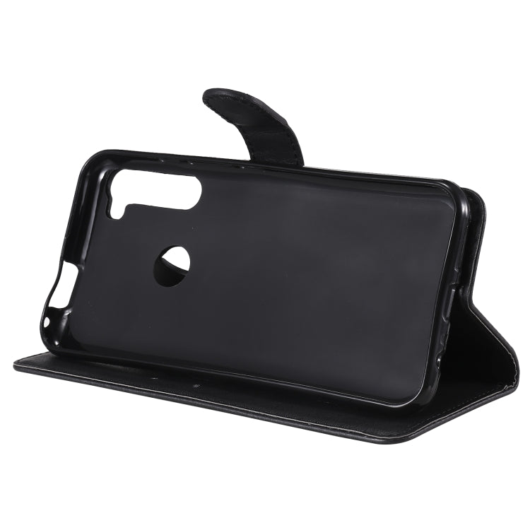 For Motorola Moto One Fuson Plus Solid Color Horizontal Flip Protective Leather Case with Holder & Card Slots & Wallet & Photo Frame & Lanyard