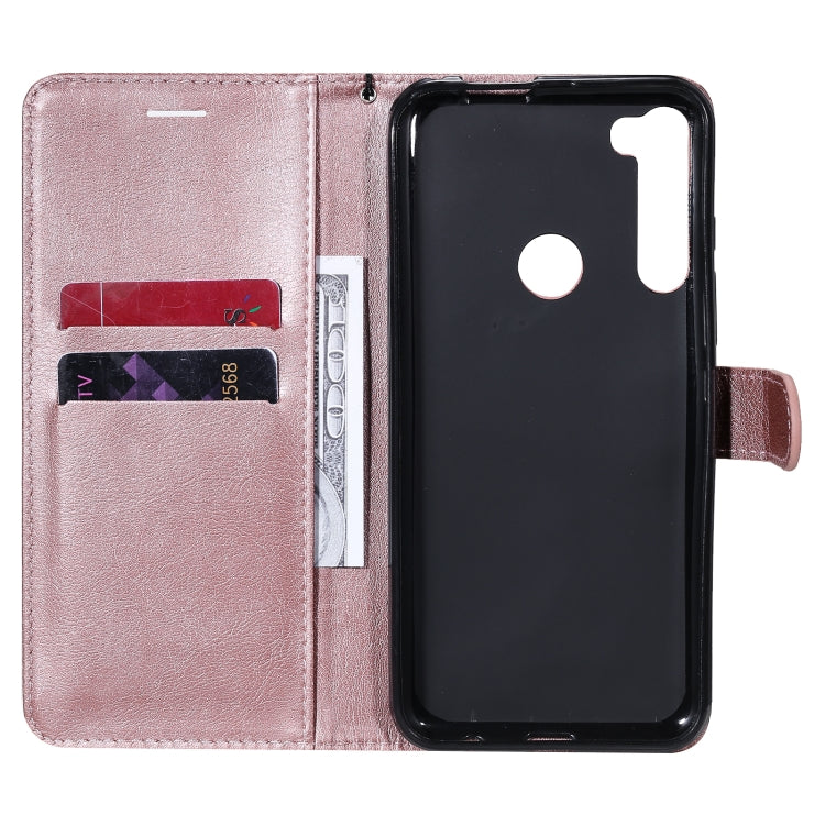 For Motorola Moto One Fuson Plus Solid Color Horizontal Flip Protective Leather Case with Holder & Card Slots & Wallet & Photo Frame & Lanyard