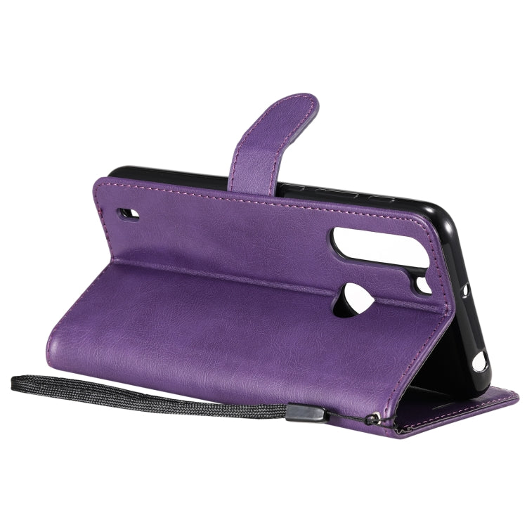 For Motorola Moto One Fuson Solid Color Horizontal Flip Protective Leather Case with Holder & Card Slots & Wallet & Photo Frame & Lanyard