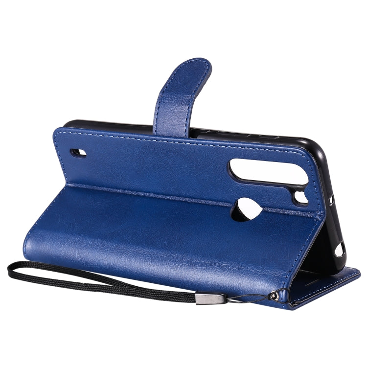 For Motorola Moto One Fuson Solid Color Horizontal Flip Protective Leather Case with Holder & Card Slots & Wallet & Photo Frame & Lanyard