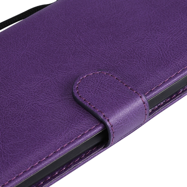 For OPPO Realme C11 Solid Color Horizontal Flip Protective Leather Case with Holder & Card Slots & Wallet & Photo Frame & Lanyard