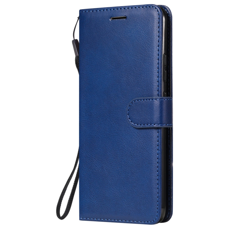 For OPPO Realme C11 Solid Color Horizontal Flip Protective Leather Case with Holder & Card Slots & Wallet & Photo Frame & Lanyard