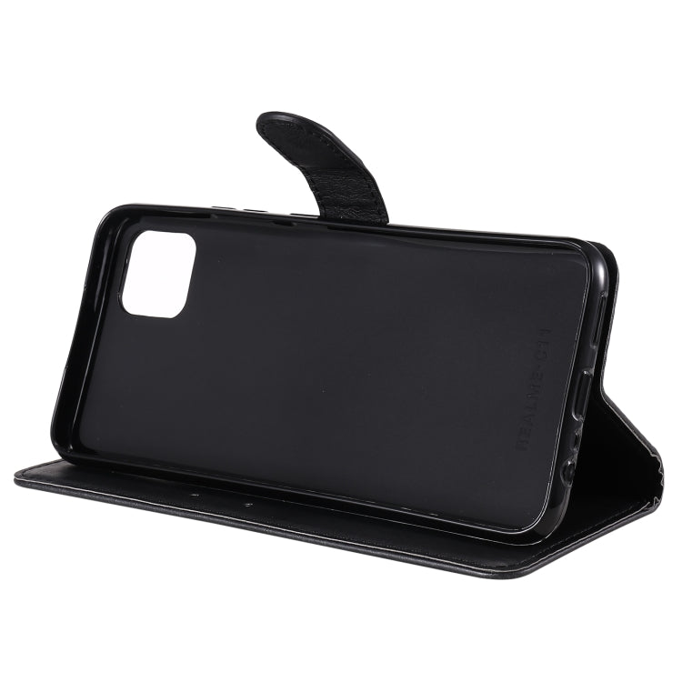 For OPPO Realme C11 Solid Color Horizontal Flip Protective Leather Case with Holder & Card Slots & Wallet & Photo Frame & Lanyard