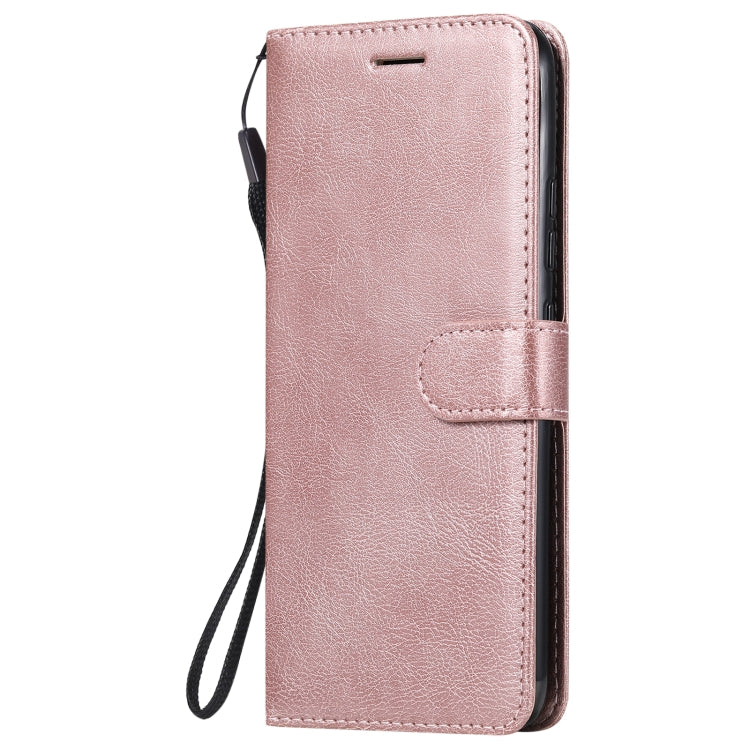 For OPPO Realme C11 Solid Color Horizontal Flip Protective Leather Case with Holder & Card Slots & Wallet & Photo Frame & Lanyard