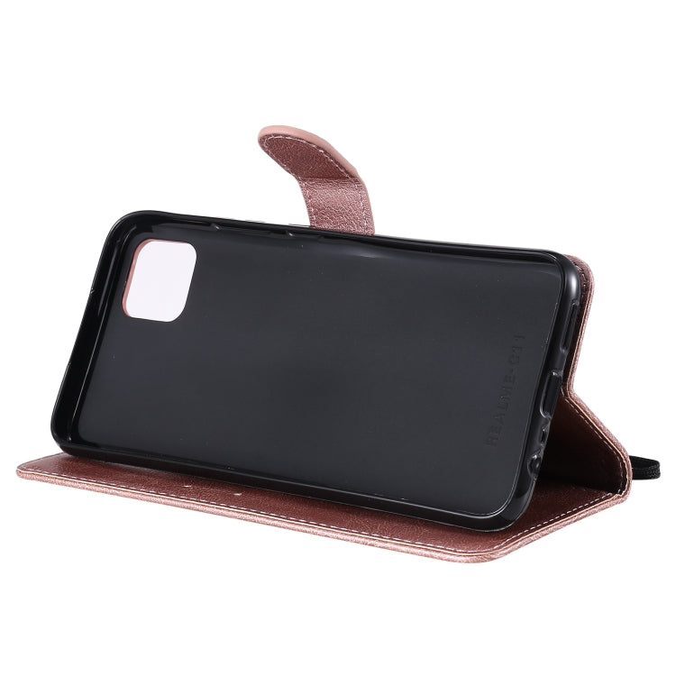 For OPPO Realme C11 Solid Color Horizontal Flip Protective Leather Case with Holder & Card Slots & Wallet & Photo Frame & Lanyard