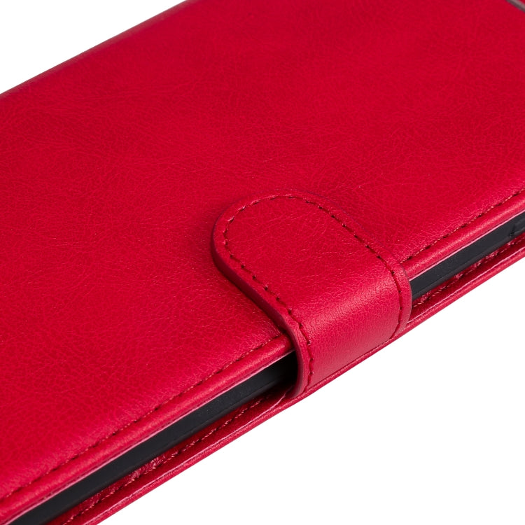 For OPPO Realme C15 Solid Color Horizontal Flip Protective Leather Case with Holder & Card Slots & Wallet & Photo Frame & Lanyard