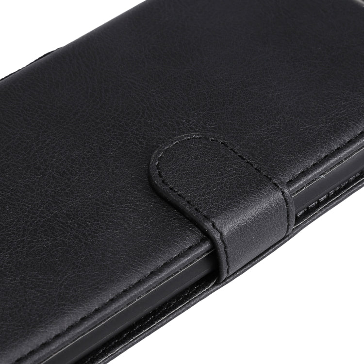 For OPPO Realme C15 Solid Color Horizontal Flip Protective Leather Case with Holder & Card Slots & Wallet & Photo Frame & Lanyard