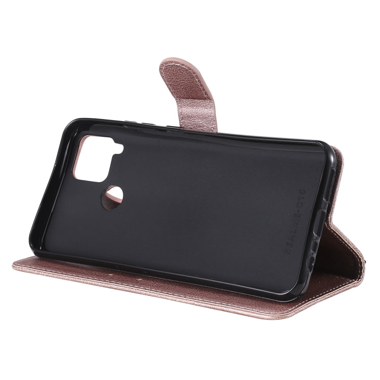 For OPPO Realme C15 Solid Color Horizontal Flip Protective Leather Case with Holder & Card Slots & Wallet & Photo Frame & Lanyard