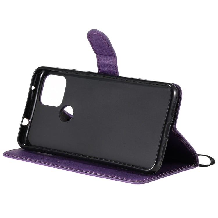 For Google Pixel 5 XL Solid Color Horizontal Flip Protective Leather Case with Holder & Card Slots & Wallet & Photo Frame & Lanyard