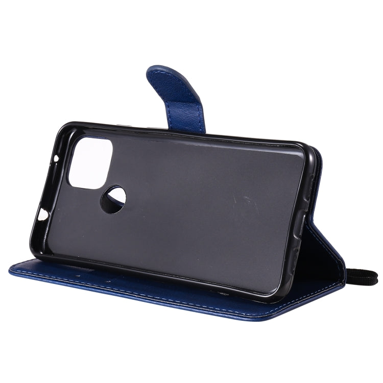 For Google Pixel 5 XL Solid Color Horizontal Flip Protective Leather Case with Holder & Card Slots & Wallet & Photo Frame & Lanyard