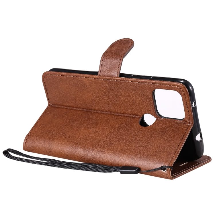 For Google Pixel 5 XL Solid Color Horizontal Flip Protective Leather Case with Holder & Card Slots & Wallet & Photo Frame & Lanyard