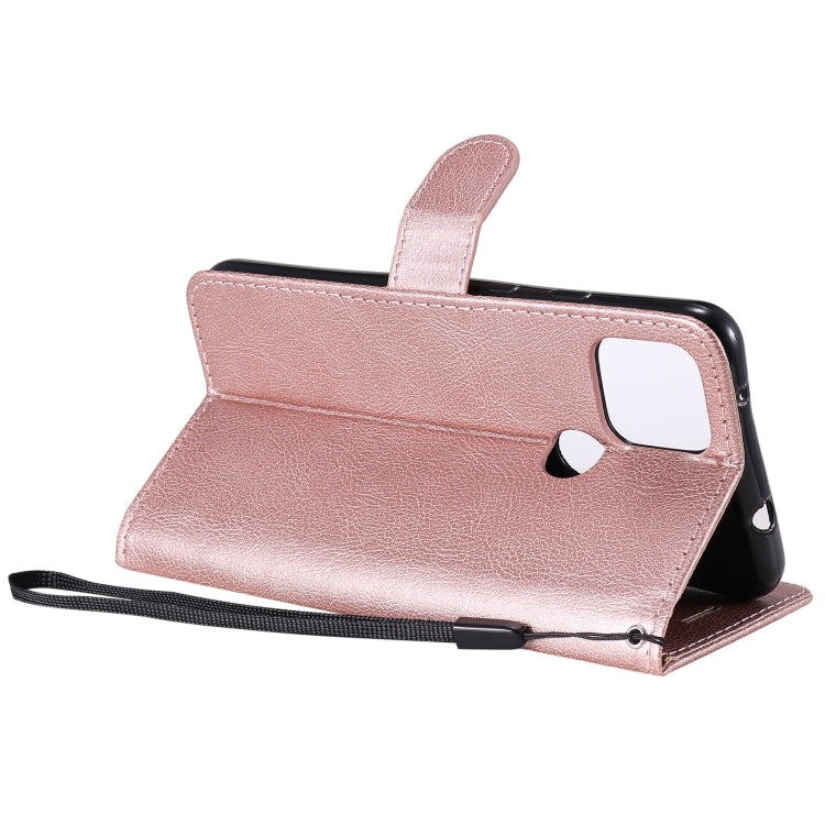 For Google Pixel 5 XL Solid Color Horizontal Flip Protective Leather Case with Holder & Card Slots & Wallet & Photo Frame & Lanyard