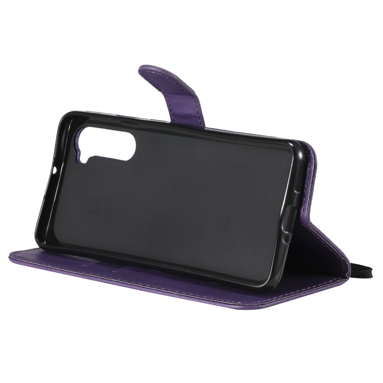 For OnePlus Nord Solid Color Horizontal Flip Protective Leather Case with Holder & Card Slots & Wallet & Photo Frame & Lanyard