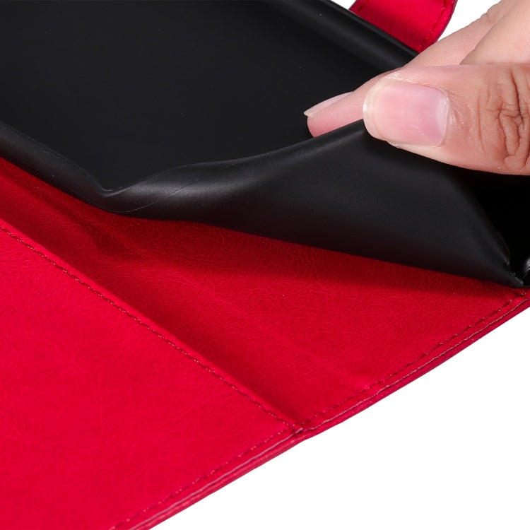 For OnePlus Nord Solid Color Horizontal Flip Protective Leather Case with Holder & Card Slots & Wallet & Photo Frame & Lanyard