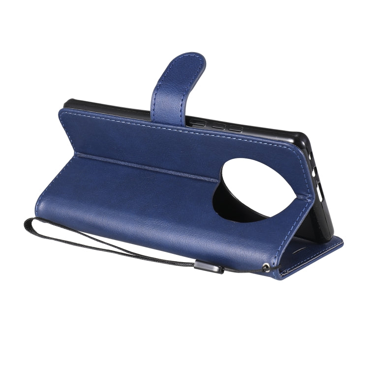 For Huawei Mate 40 Pro Solid Color Horizontal Flip Protective Leather Case with Holder & Card Slots & Wallet & Photo Frame & Lanyard