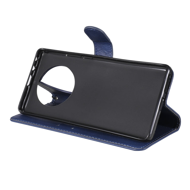 For Huawei Mate 40 Pro Solid Color Horizontal Flip Protective Leather Case with Holder & Card Slots & Wallet & Photo Frame & Lanyard