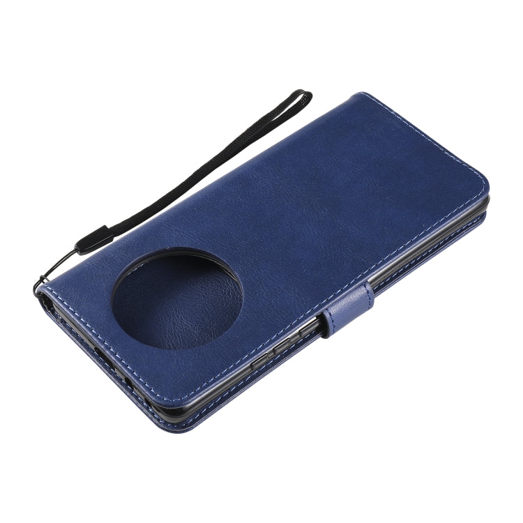 For Huawei Mate 40 Pro Solid Color Horizontal Flip Protective Leather Case with Holder & Card Slots & Wallet & Photo Frame & Lanyard