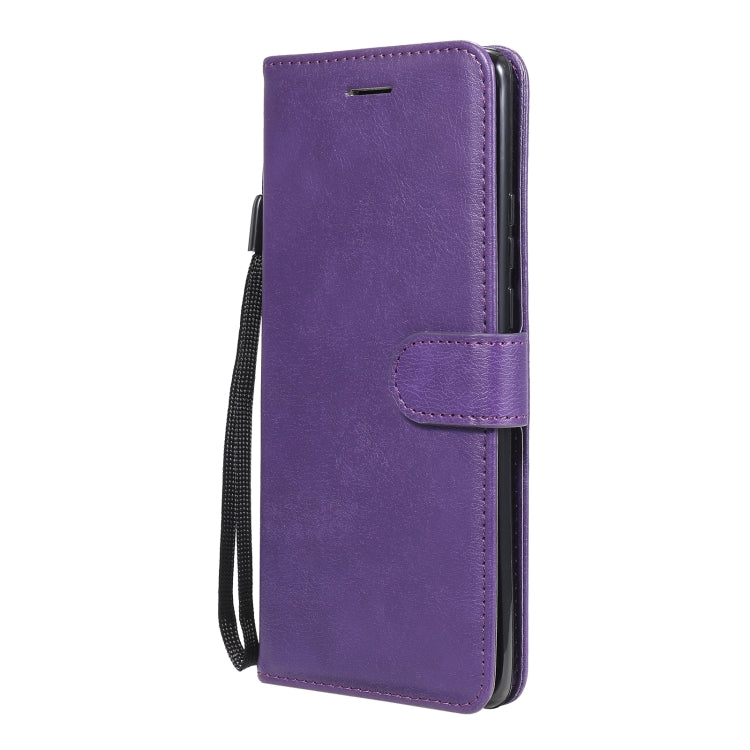 For Huawei Mate 40 Pro Solid Color Horizontal Flip Protective Leather Case with Holder & Card Slots & Wallet & Photo Frame & Lanyard