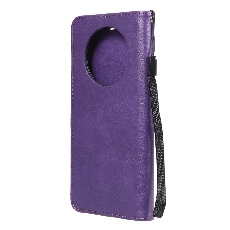 For Huawei Mate 40 Pro Solid Color Horizontal Flip Protective Leather Case with Holder & Card Slots & Wallet & Photo Frame & Lanyard