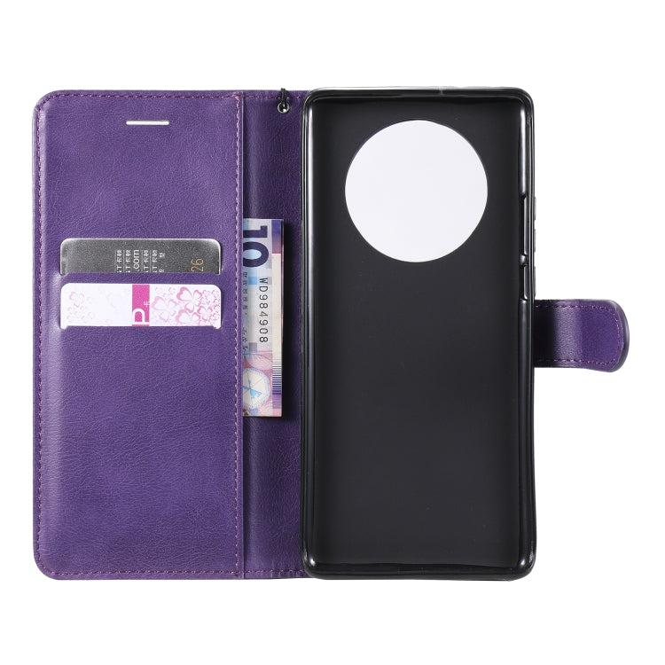 For Huawei Mate 40 Pro Solid Color Horizontal Flip Protective Leather Case with Holder & Card Slots & Wallet & Photo Frame & Lanyard
