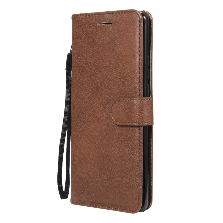 For Huawei Mate 40 Pro Solid Color Horizontal Flip Protective Leather Case with Holder & Card Slots & Wallet & Photo Frame & Lanyard