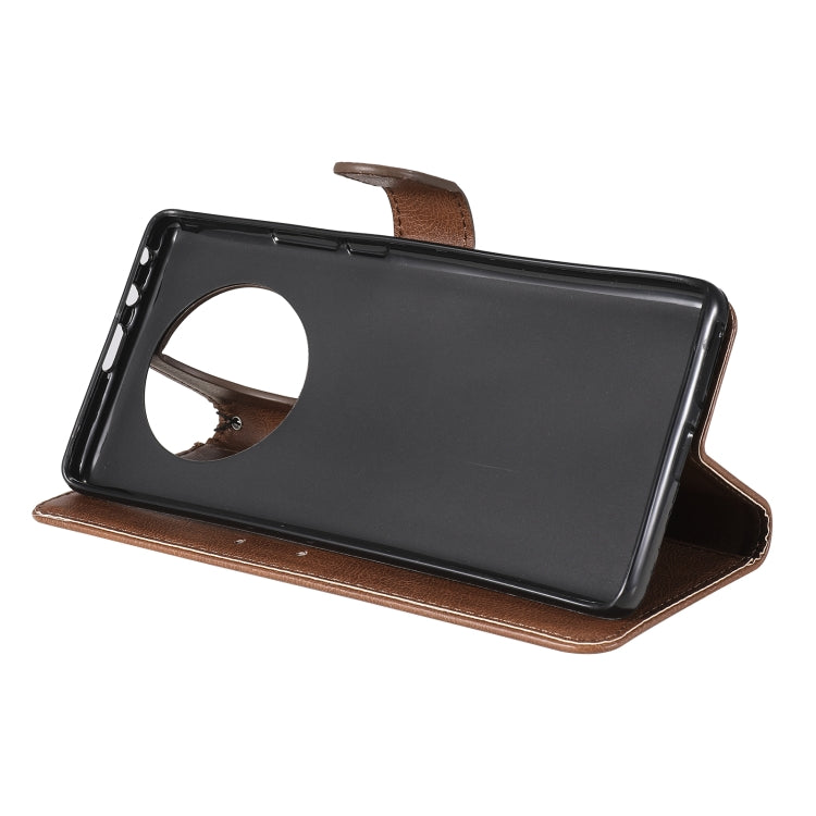 For Huawei Mate 40 Pro Solid Color Horizontal Flip Protective Leather Case with Holder & Card Slots & Wallet & Photo Frame & Lanyard