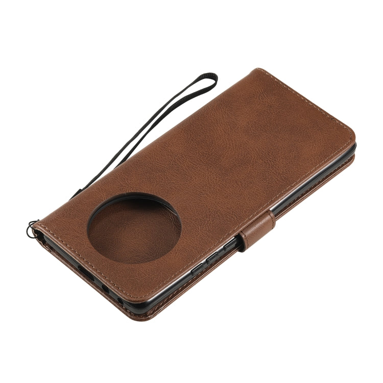 For Huawei Mate 40 Pro Solid Color Horizontal Flip Protective Leather Case with Holder & Card Slots & Wallet & Photo Frame & Lanyard