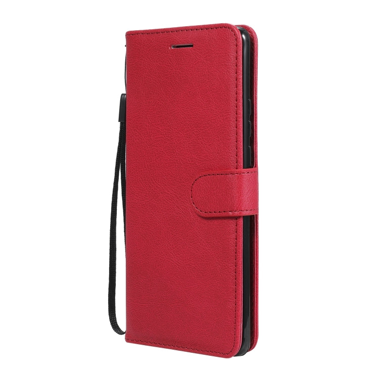 For Huawei Mate 40 Pro Solid Color Horizontal Flip Protective Leather Case with Holder & Card Slots & Wallet & Photo Frame & Lanyard