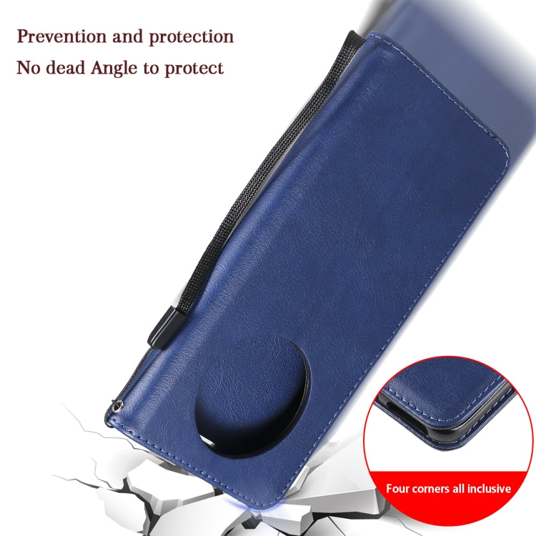 For Huawei Mate 40 Pro Solid Color Horizontal Flip Protective Leather Case with Holder & Card Slots & Wallet & Photo Frame & Lanyard